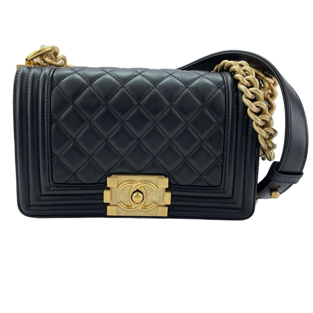 Chanel Boy Shoulder Bag, Black
